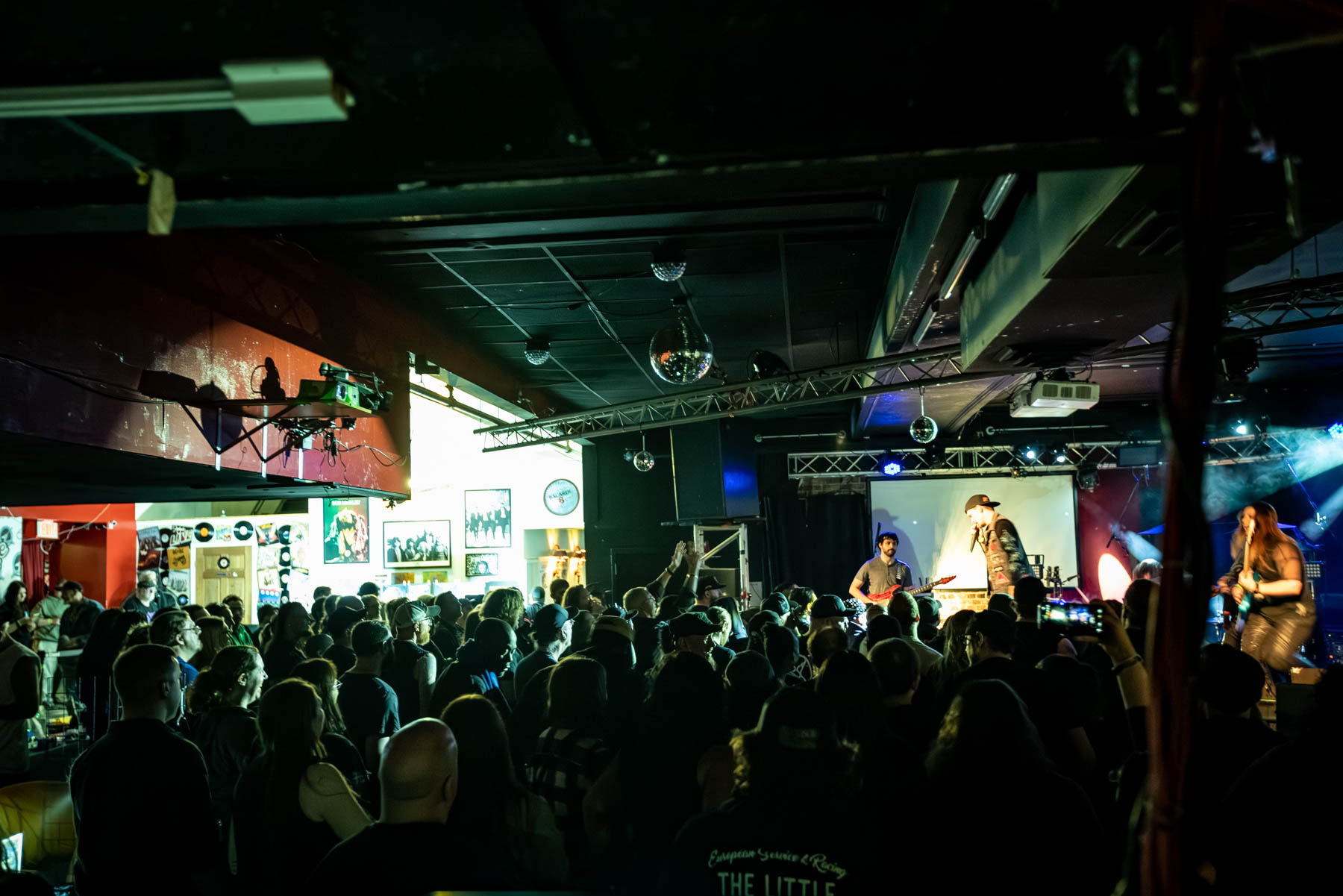 Infected Rain performs on stage under dramatic concert lighting at Montage Music Hall in Rochester, New York, on Wednesday, May 20, 2026.
